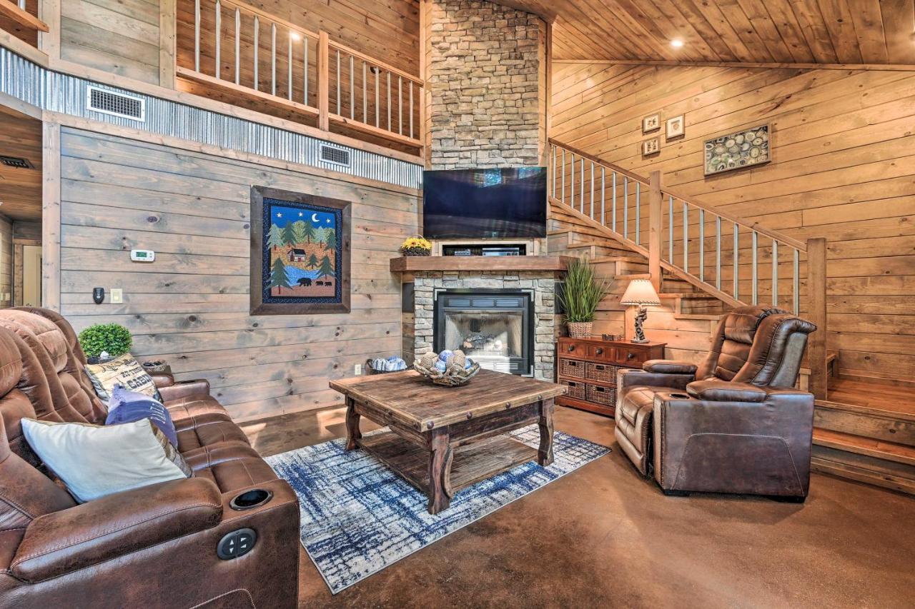 Luxe Broken Bow Cabin With Tesla Charging Station Stephens Gap Exteriér fotografie
