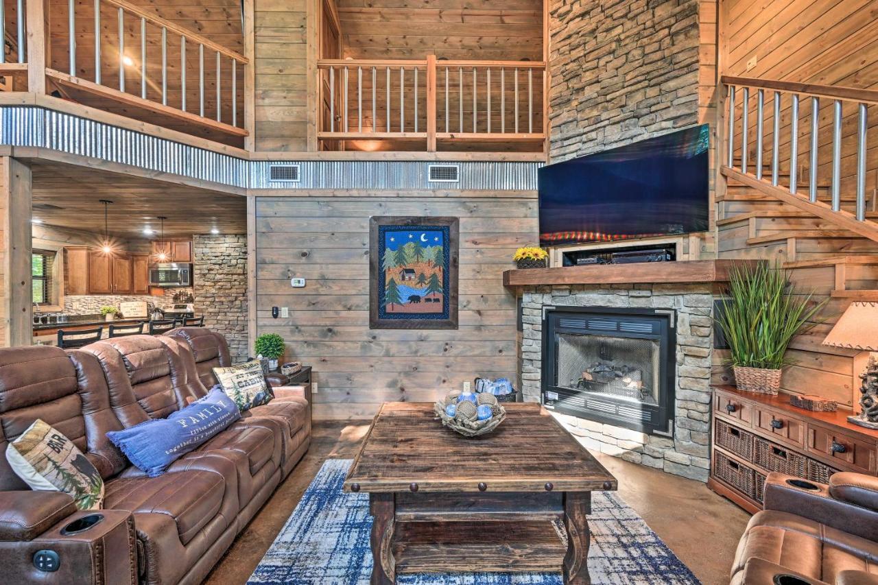 Luxe Broken Bow Cabin With Tesla Charging Station Stephens Gap Exteriér fotografie