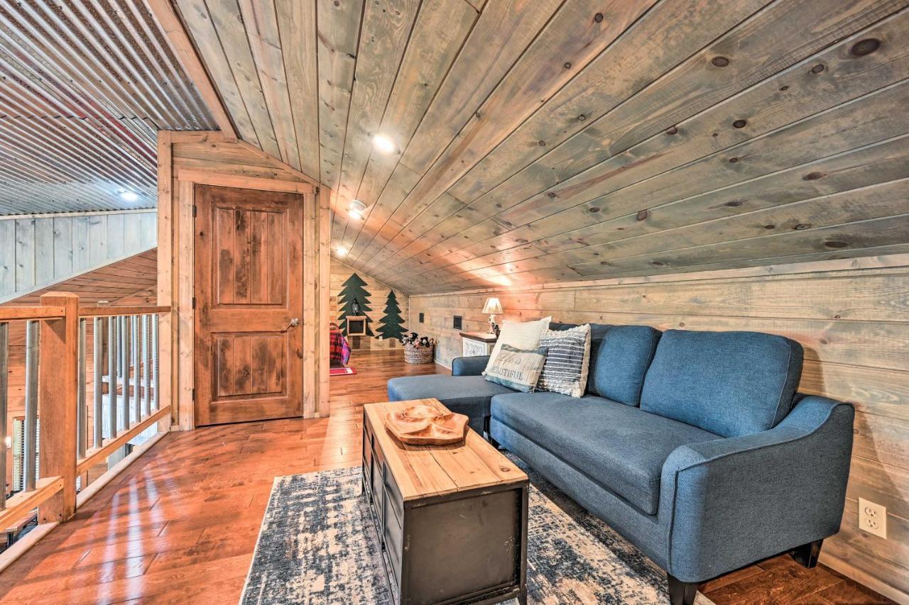 Luxe Broken Bow Cabin With Tesla Charging Station Stephens Gap Exteriér fotografie
