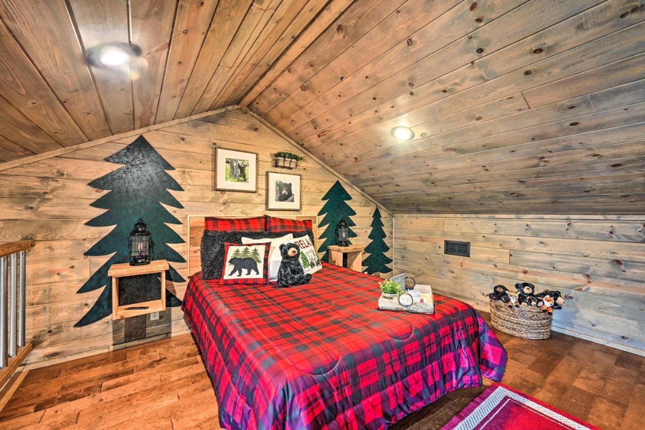 Luxe Broken Bow Cabin With Tesla Charging Station Stephens Gap Exteriér fotografie